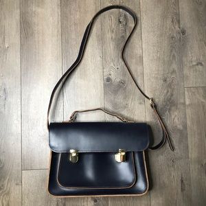 Mark & Graham Academy Satchel Leather
